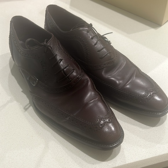 Louis Vuitton Brown Leather Oxfords - Picture 4 of 6